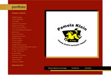 Screenshot of Bearce Design Site